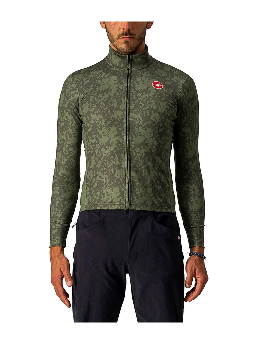 Castelli Unlimited Thermal Jersey, military green/light military - Bild 1