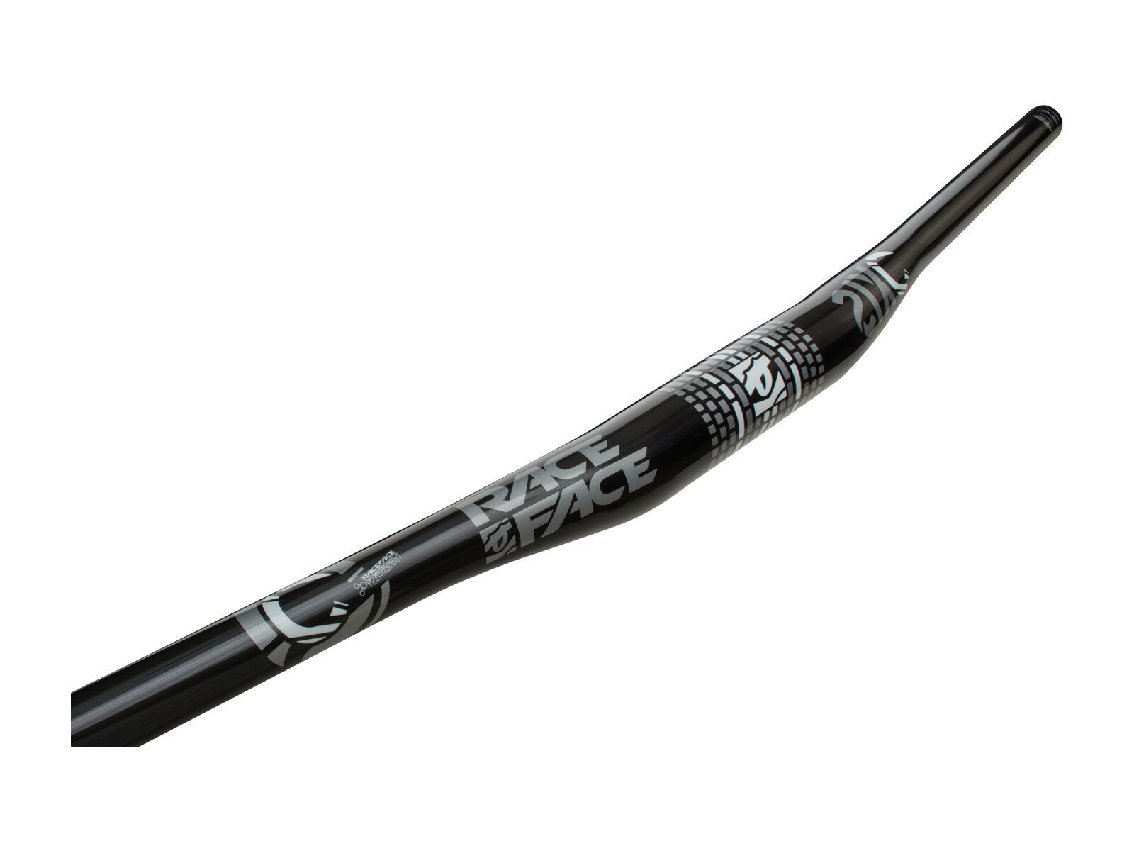 Race Face Sixc 35 10 mm Riser, carbon/silver/white - Bild 1