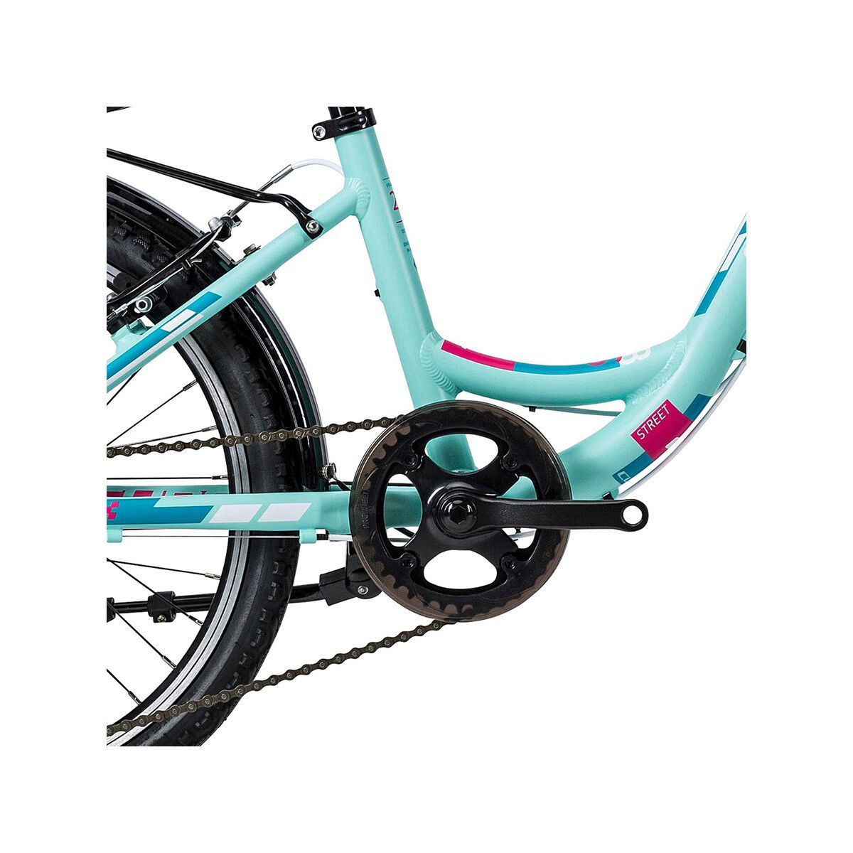 Cube Kid 200 Street Girl, mint´n´white - Bild 3