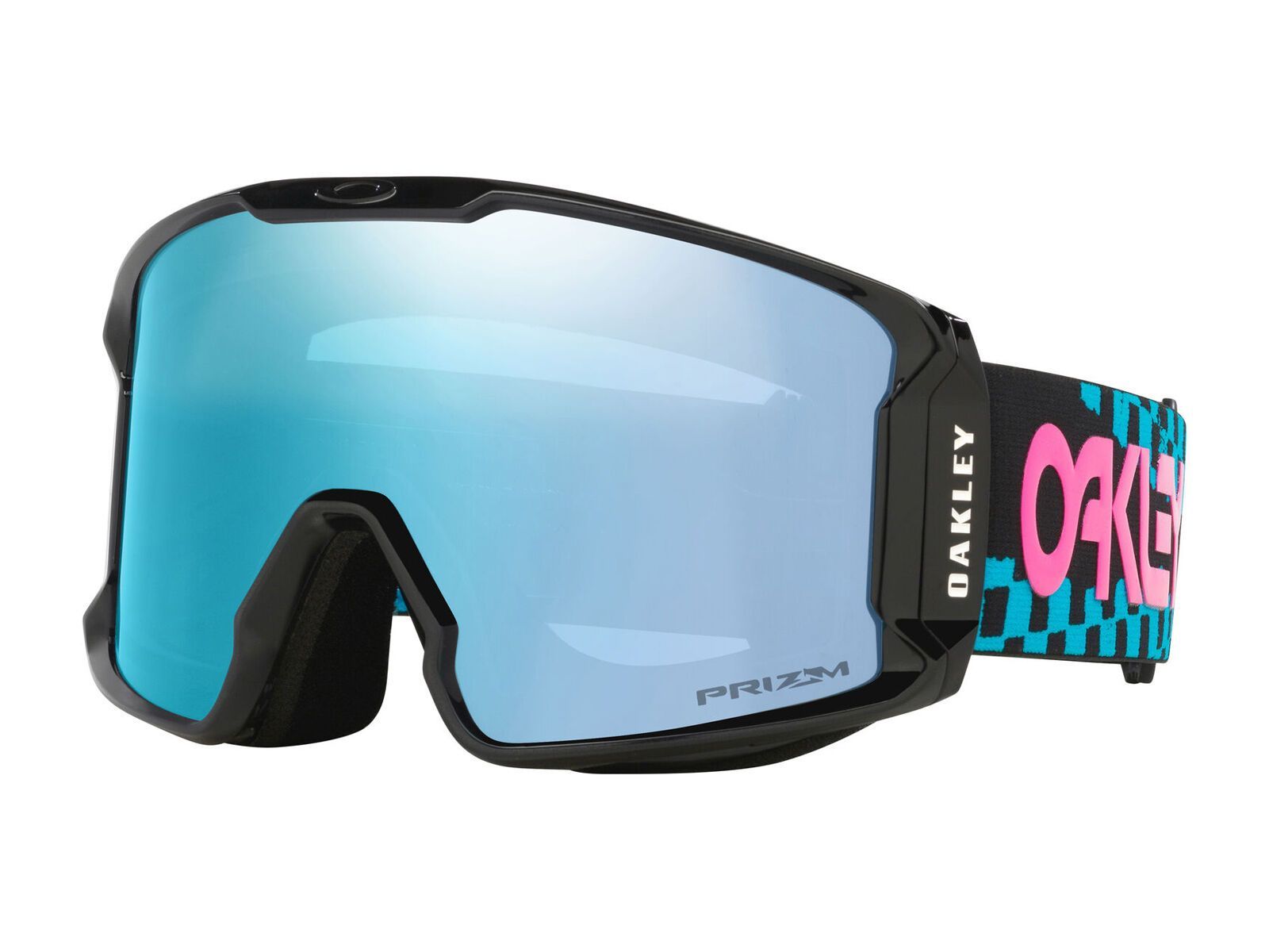 Oakley Line Miner L, Prizm Snow Sapphire Iridium / chex black - Bild 1