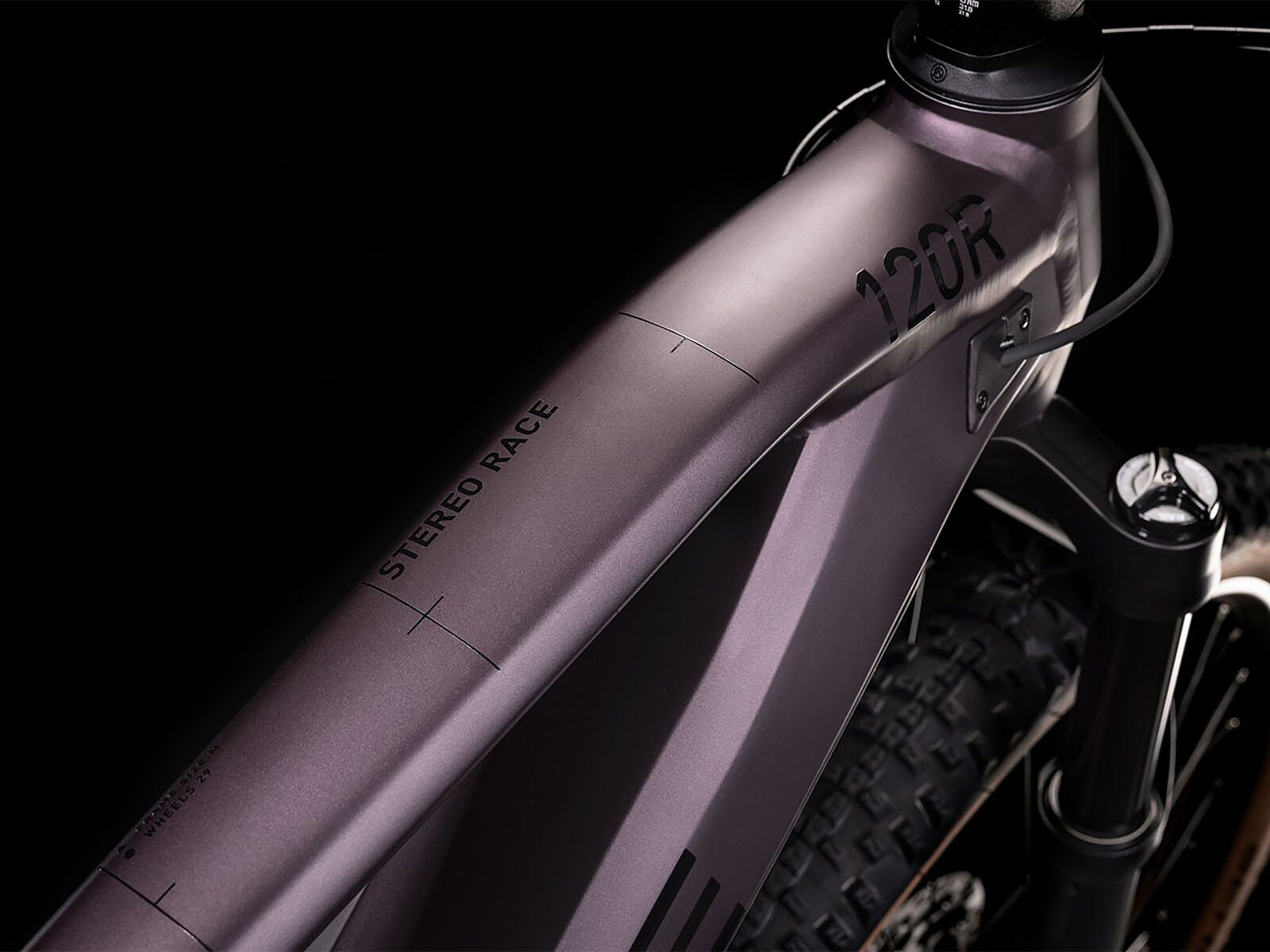 Cube Stereo Hybrid 120 Race 625 29, smokylilac´n´black - Bild 2