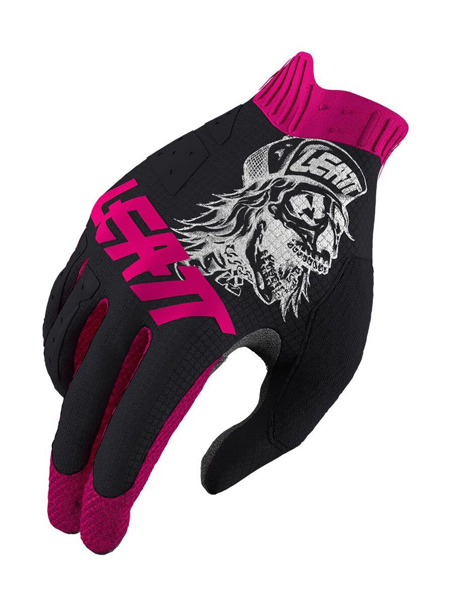 Leatt Glove MTB 1.0 GripR, 80s Skull - Bild 1