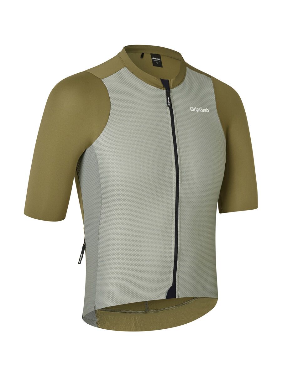 GripGrab PACR Lightweight Short Sleeve Jersey, olive green - Bild 1