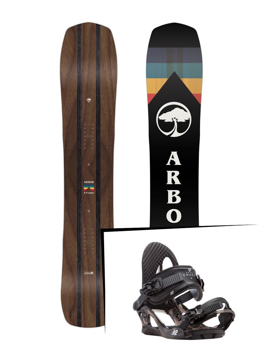 Set: Arbor A-Frame 2019 + K2 Charm black - Bild 1