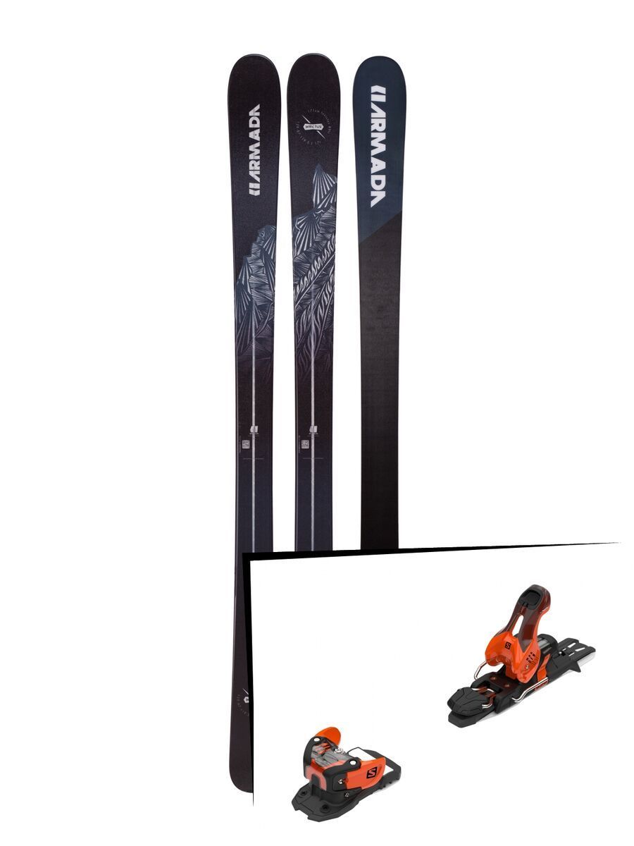 Set: Armada Invictus 89 Ti 2019 + Salomon Warden 11 orange/black - Bild 1