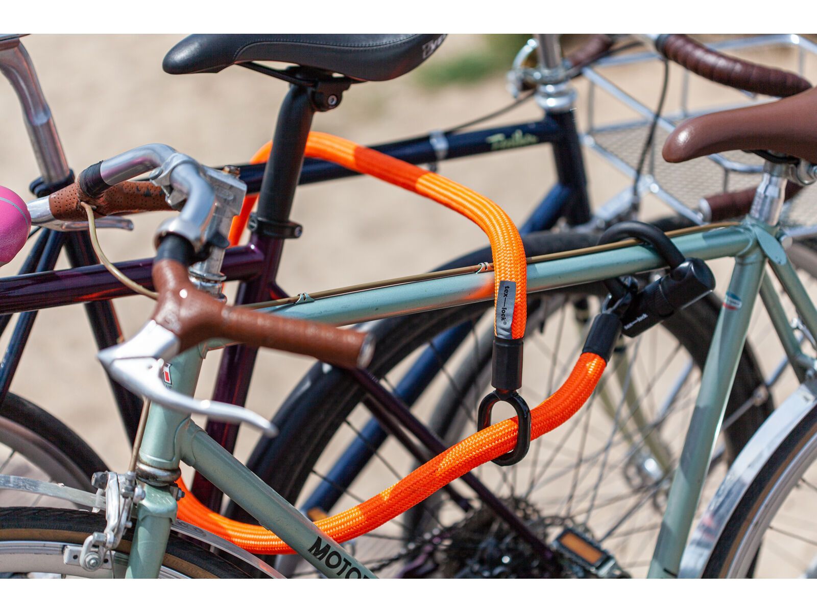 Tex-Lock Eyelet L 160 cm + U-Lock, orange - Bild 14