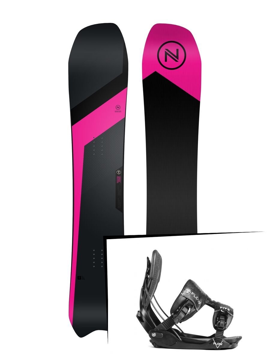 Set: Nidecker Tracer Regular 2019 + Flow Five (2226554S) - Bild 1