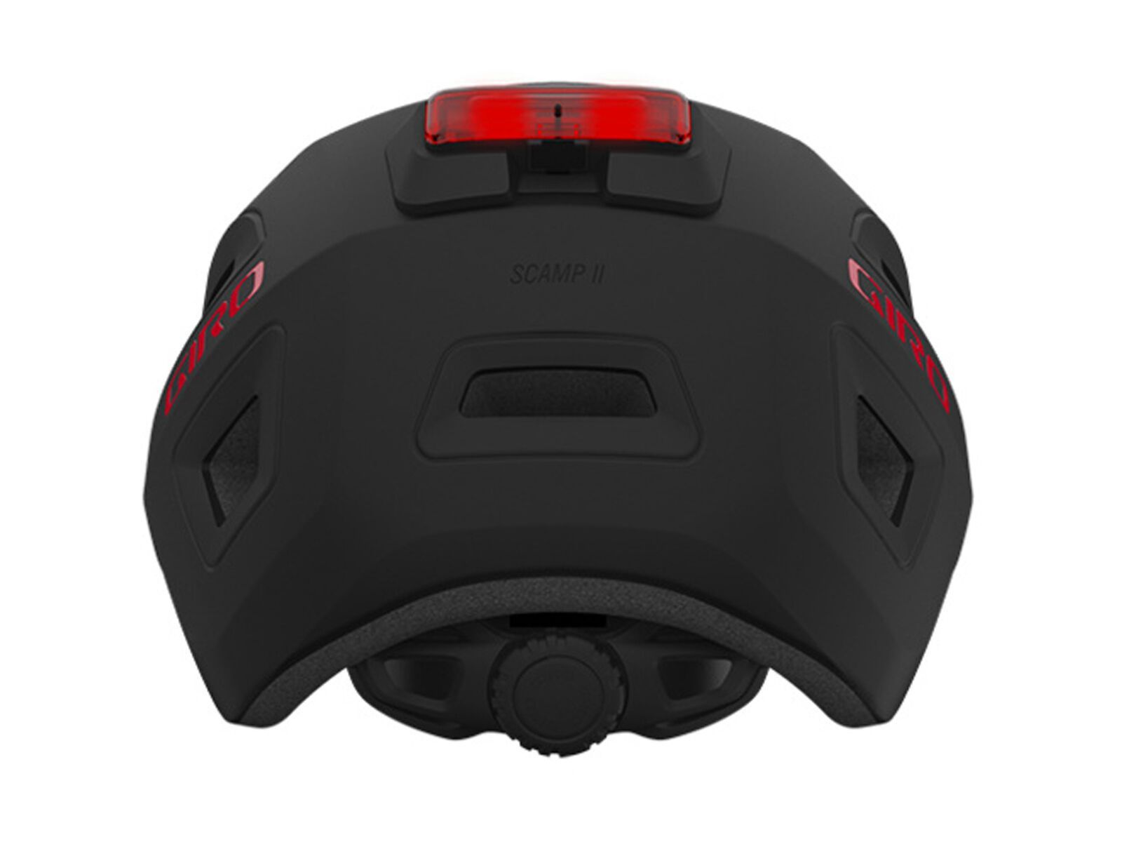 Giro Scamp II LED, matte black/red - Bild 3
