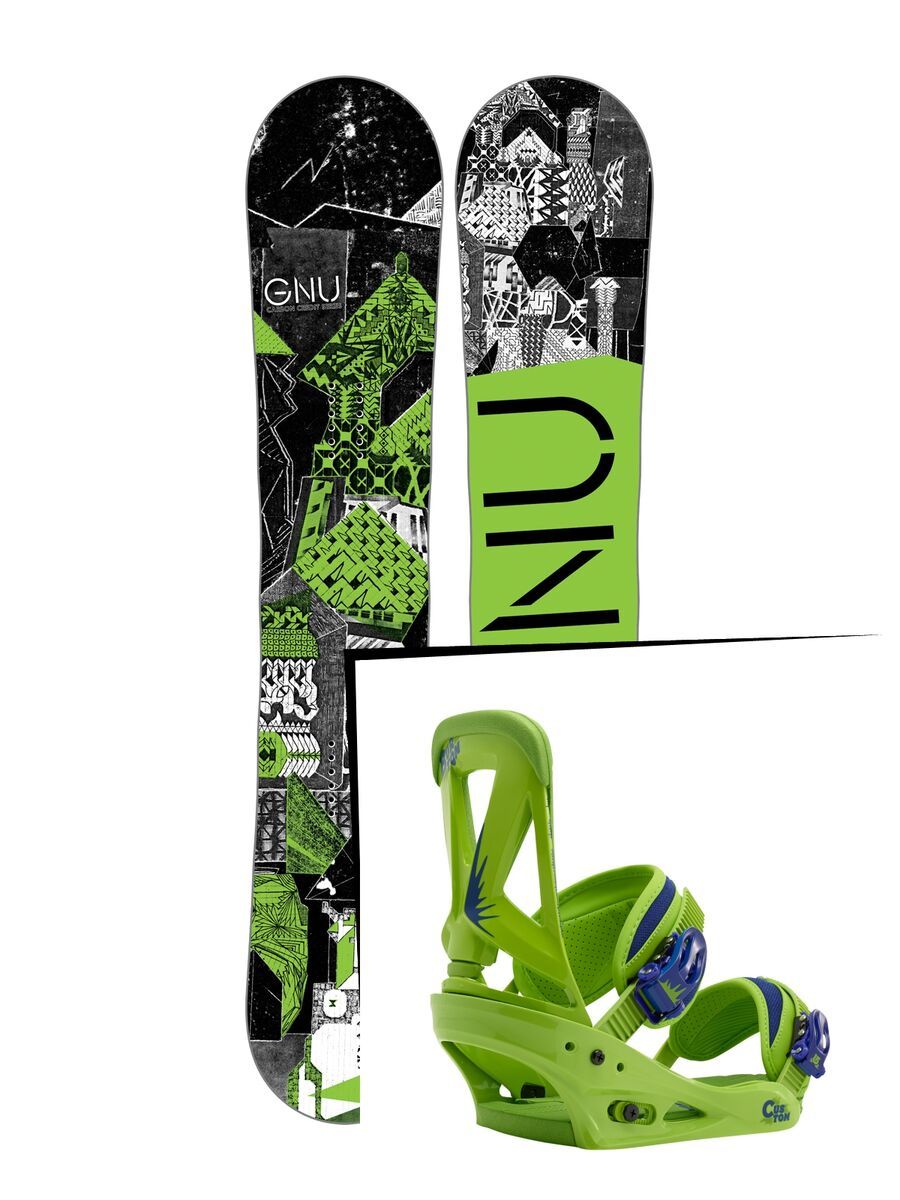 Set: Gnu Carbon Credit 2017 + Burton Custom (1464184S) - Bild 1