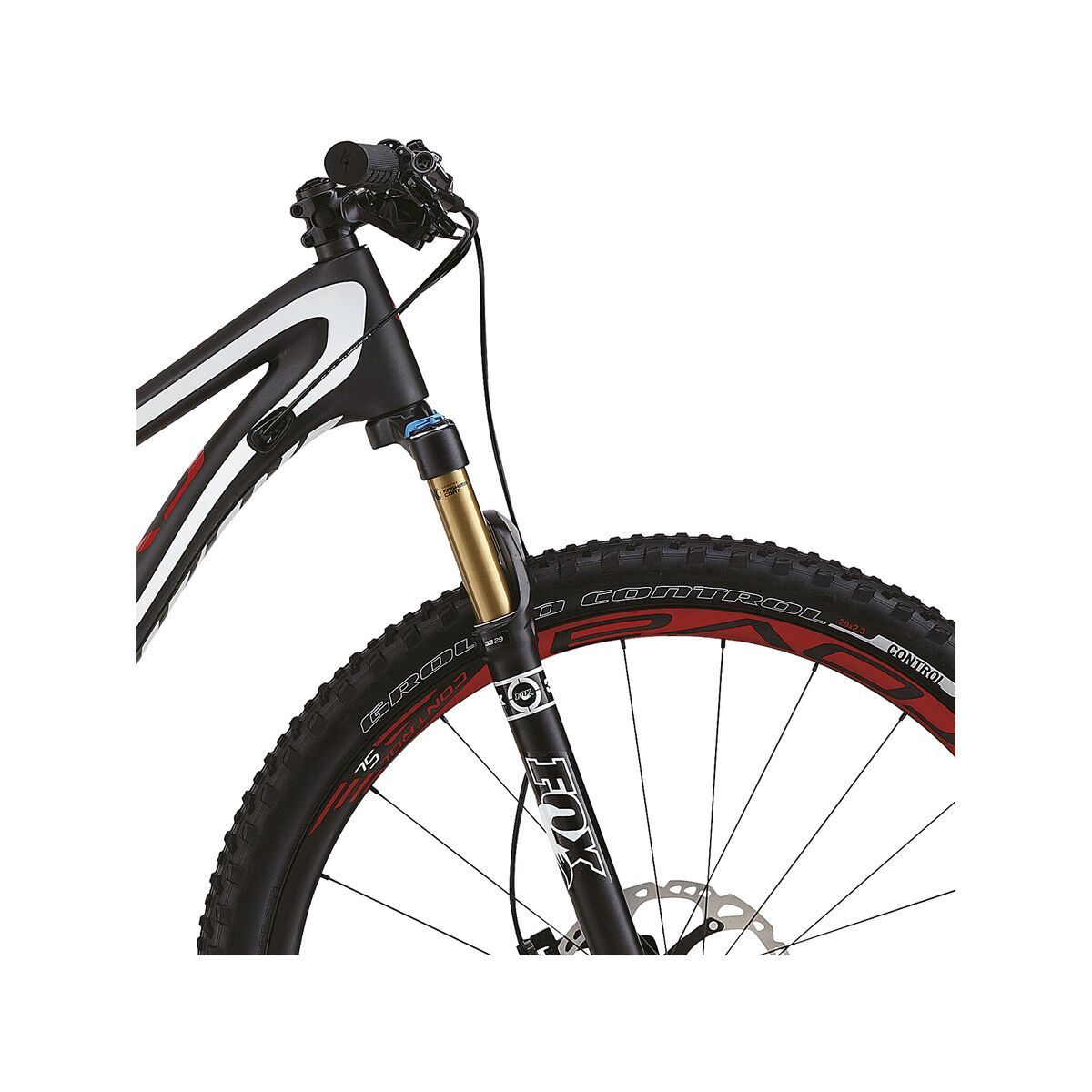 Specialized S-Works Camber Carbon, Satin Gloss Carbon Silver Tint/White/Red - Bild 5