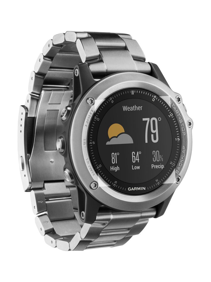 Garmin fenix 3 mit Saphirglas, Titaniumarmband, titanium - Bild 5