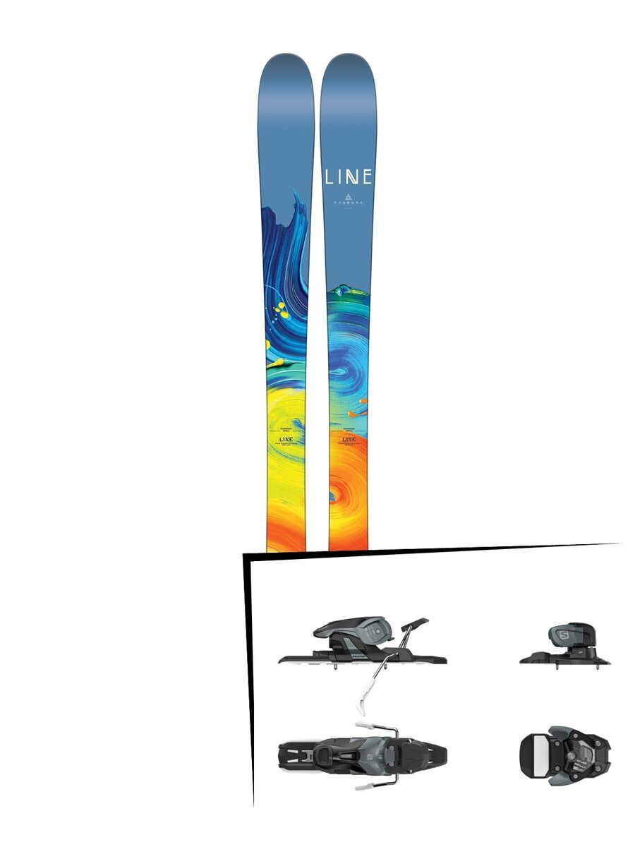 Set: Line Pandora 95 2017 + Salomon Warden 11 (1706222) - Bild 1