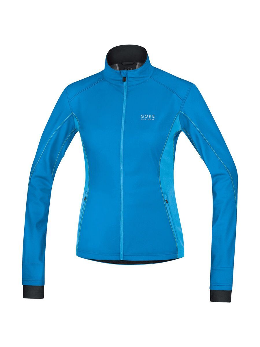 Gore Bike Wear Alp-X Windstopper SO Lady Jacke, waterfall/ice blue/neon yellow - Bild 1