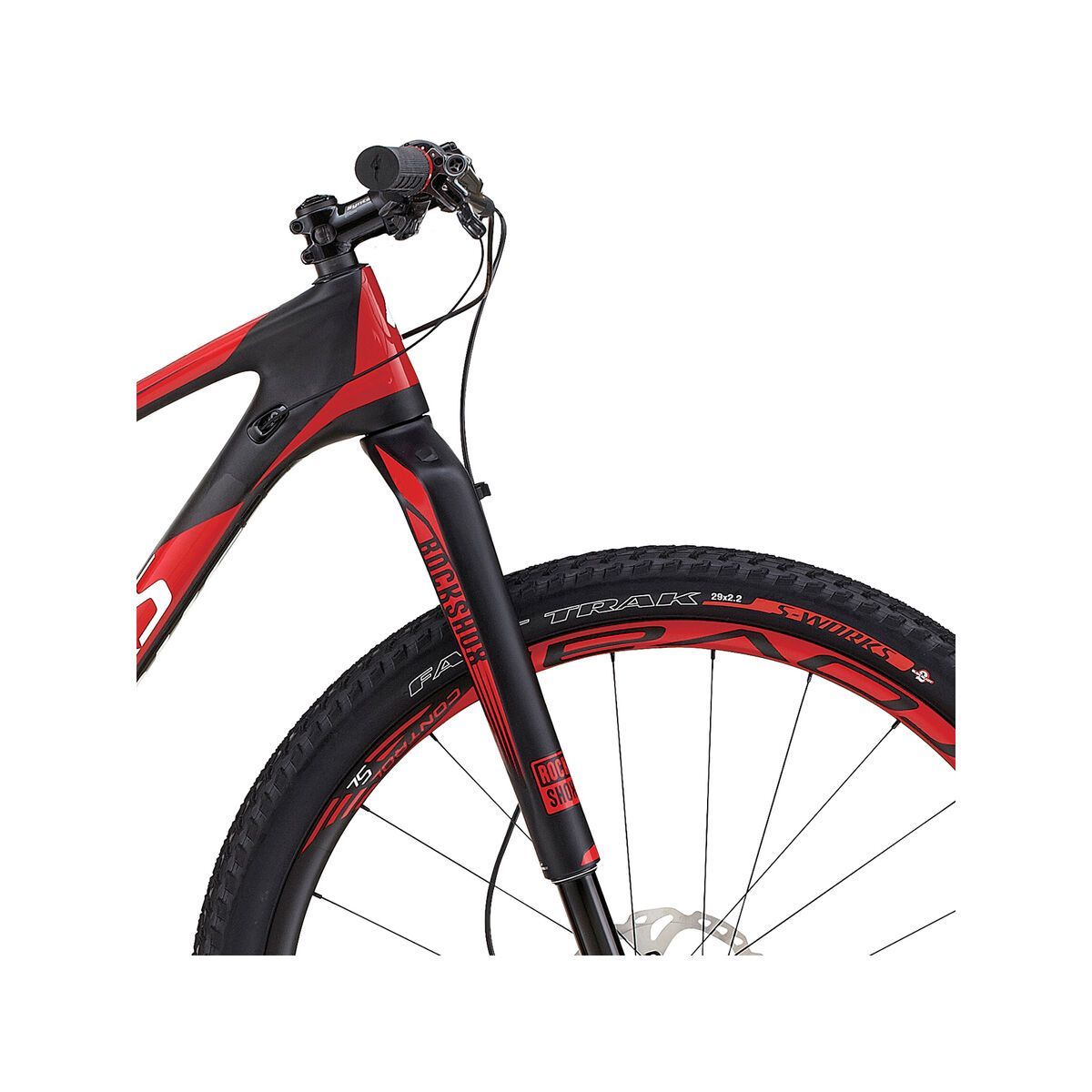 Specialized S-Works Epic FSR 29, satin gloss carbon/flo red/white - Bild 5