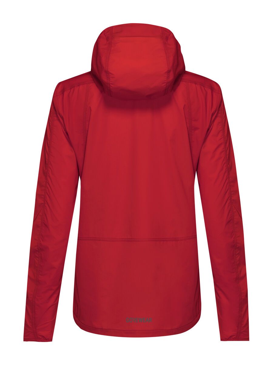 GOREWEAR Fernflow Windbreaker mit Kapuze Damen, utility red - Bild 3