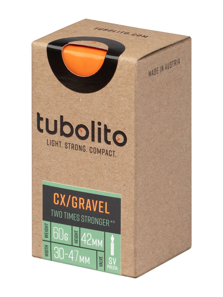 Tubolito Tubo CX/Gravel 42 mm - 700C/650B x 30-47 orange 33000052