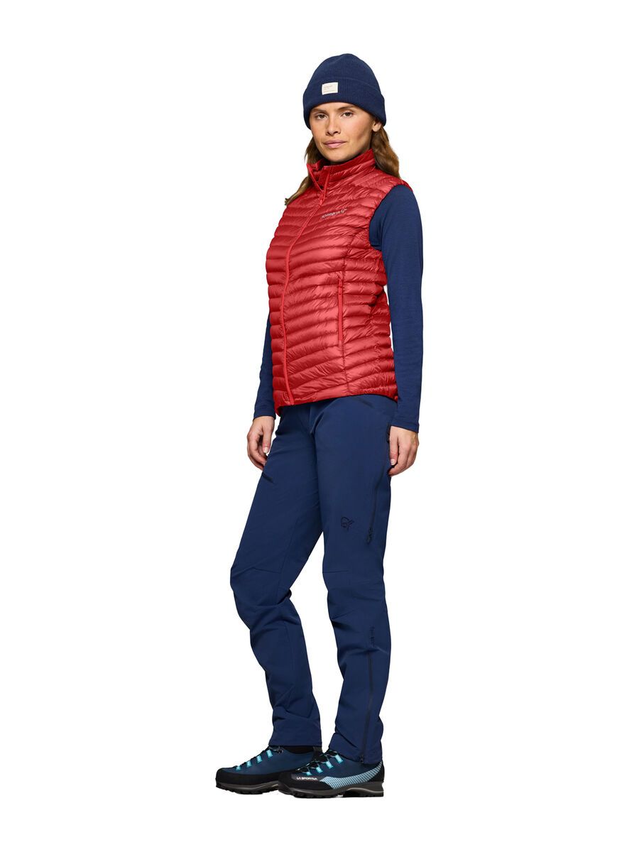 Norrona trollveggen down800 super light Vest W's, baked apple - Bild 5