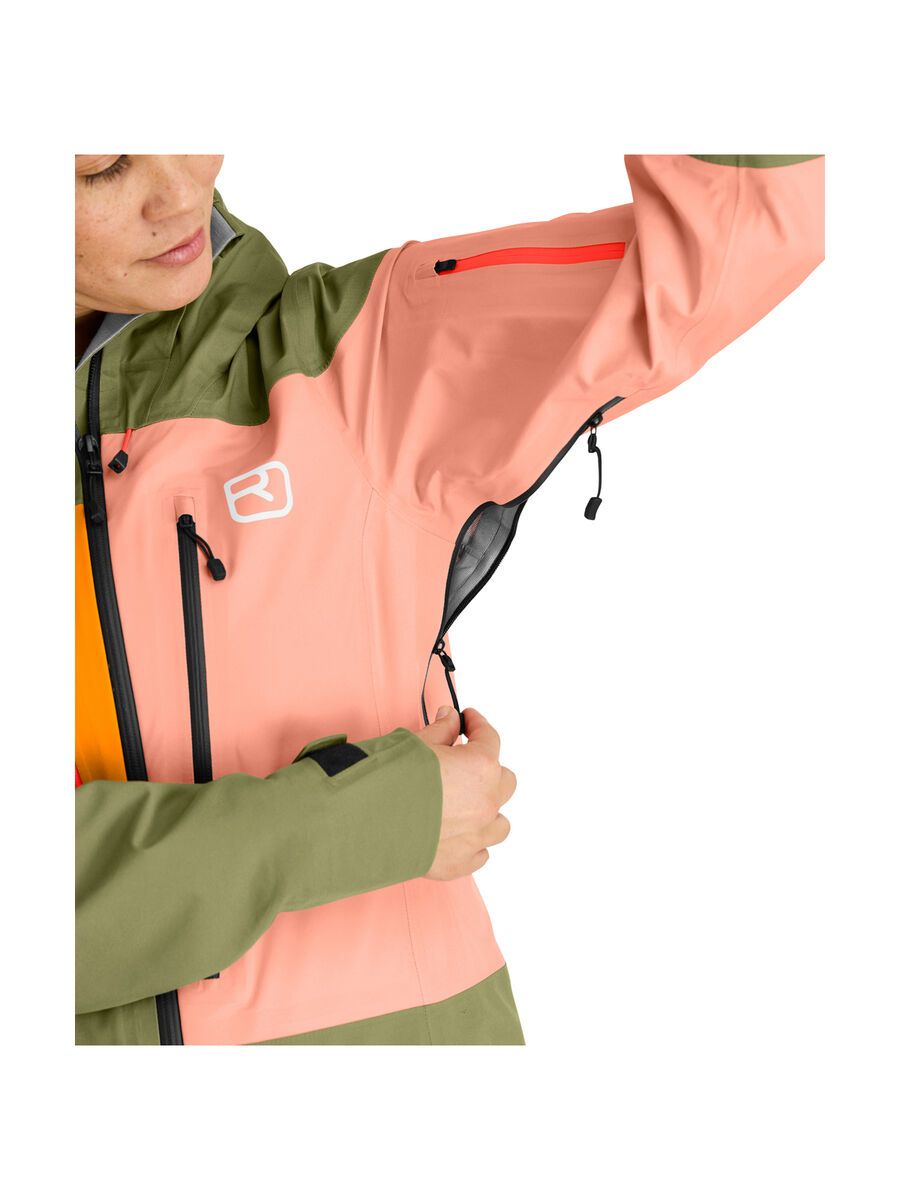 Ortovox 3L Deep Shell Jacket W, wild herbs - Bild 3