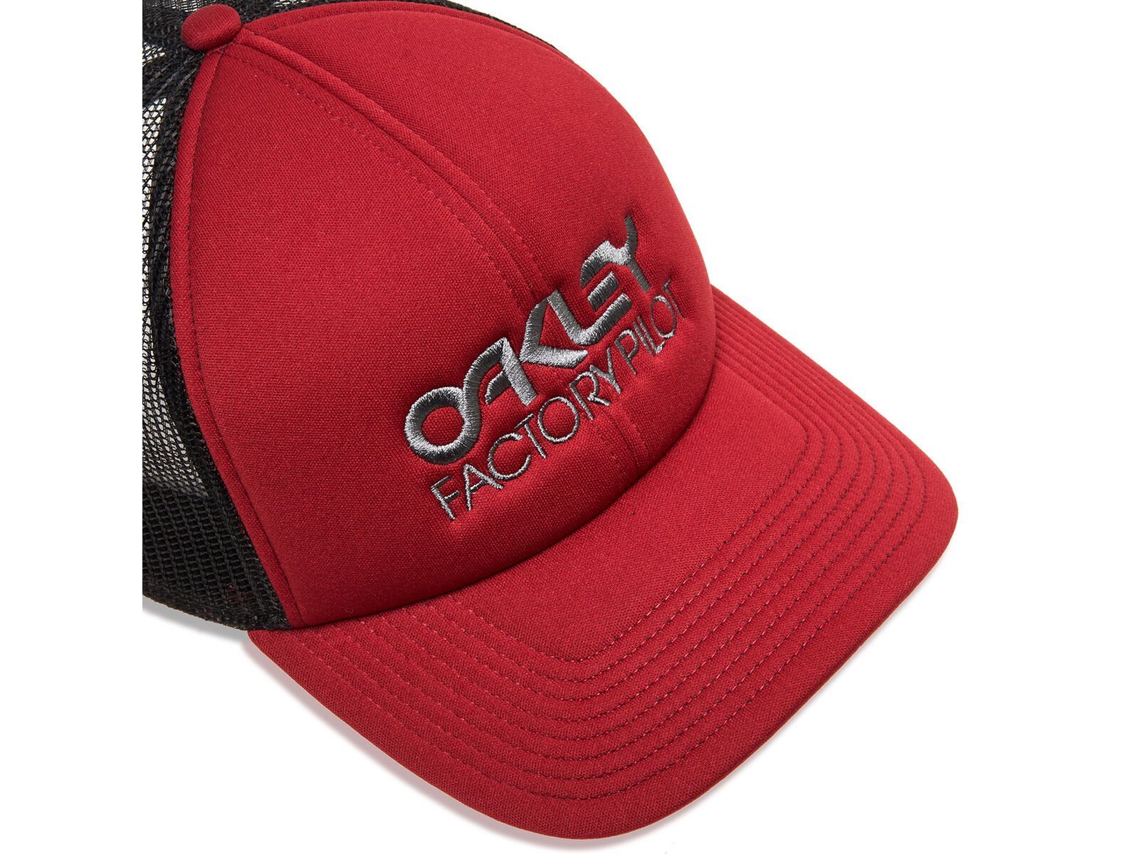 Oakley Factory Pilot Trucker Hat, iron red - Bild 3