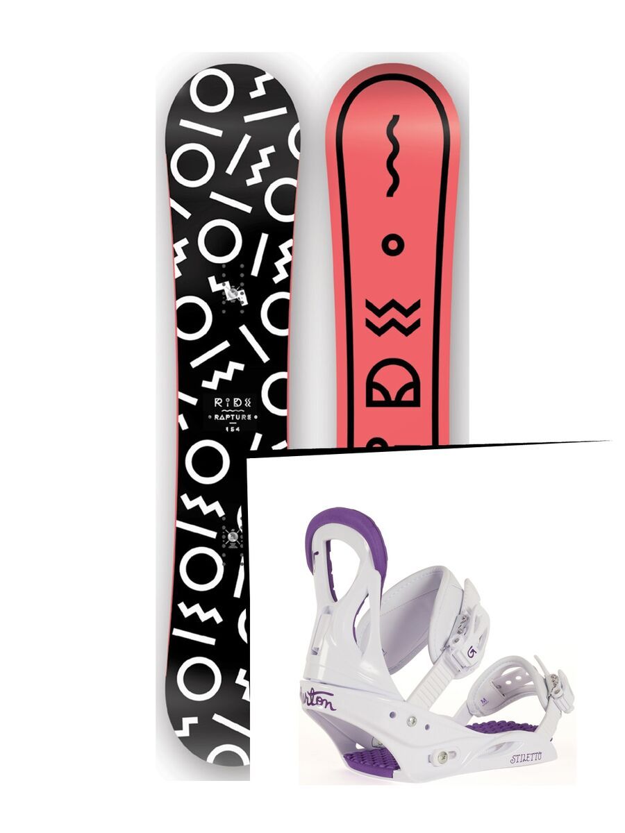 Set: Ride Rapture 2016 + Burton Stiletto Disc (1712939S) - Bild 1