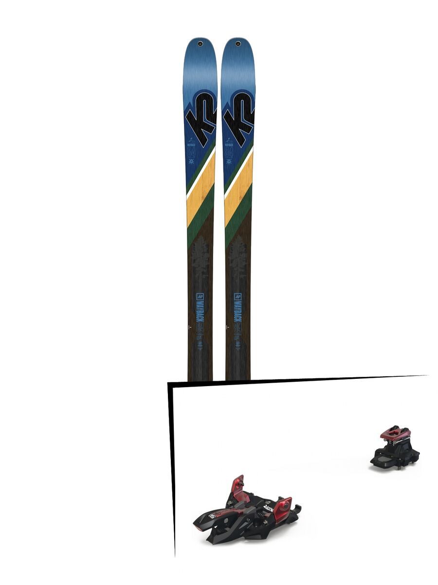 Set: K2 SKI Wayback 84 2019 + Marker Alpinist 12 (2319300) - Bild 1