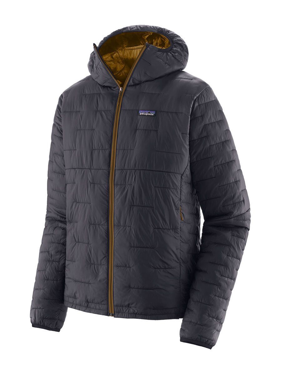 Patagonia Men's Micro Puff Hoody, smolder blue w/raptor brown - Bild 1