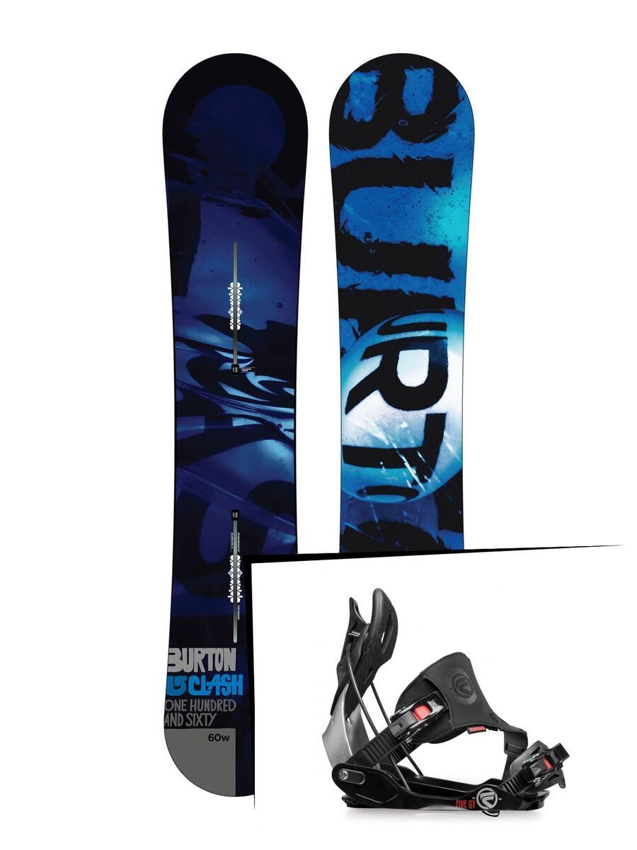 Set: Burton Clash Wide  + Flow Five-GT Hybrid (1181320S) - Bild 1