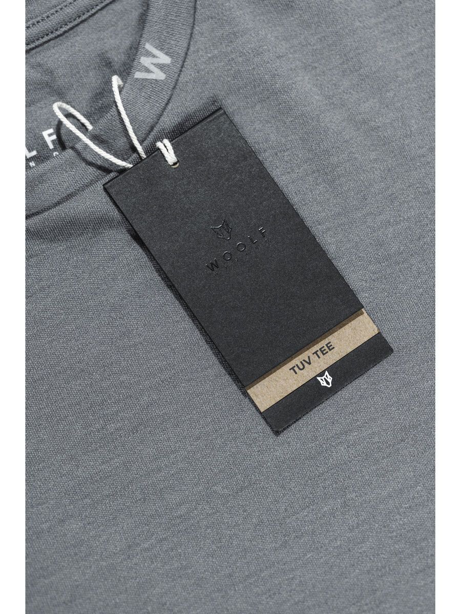 Woolf Merino Tuv Tee, rock grey - Bild 9