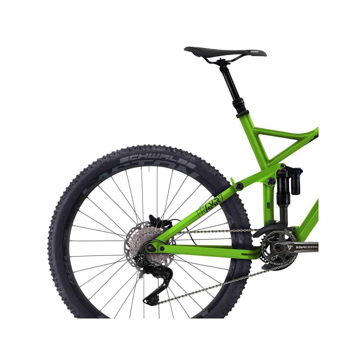 Ghost FR AMR 7, green/black