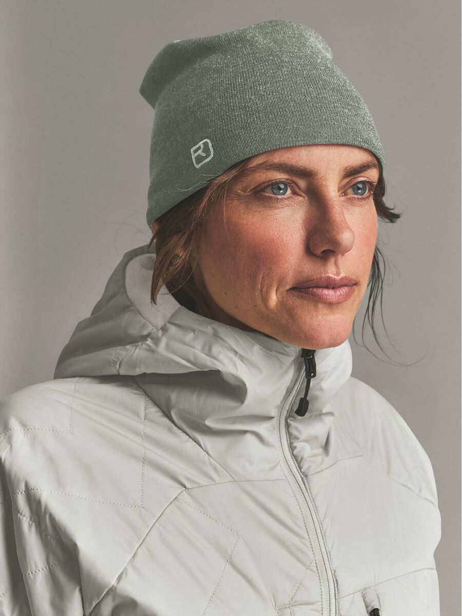 Ortovox Wonderwool Beanie, green sage blend - Bild 2