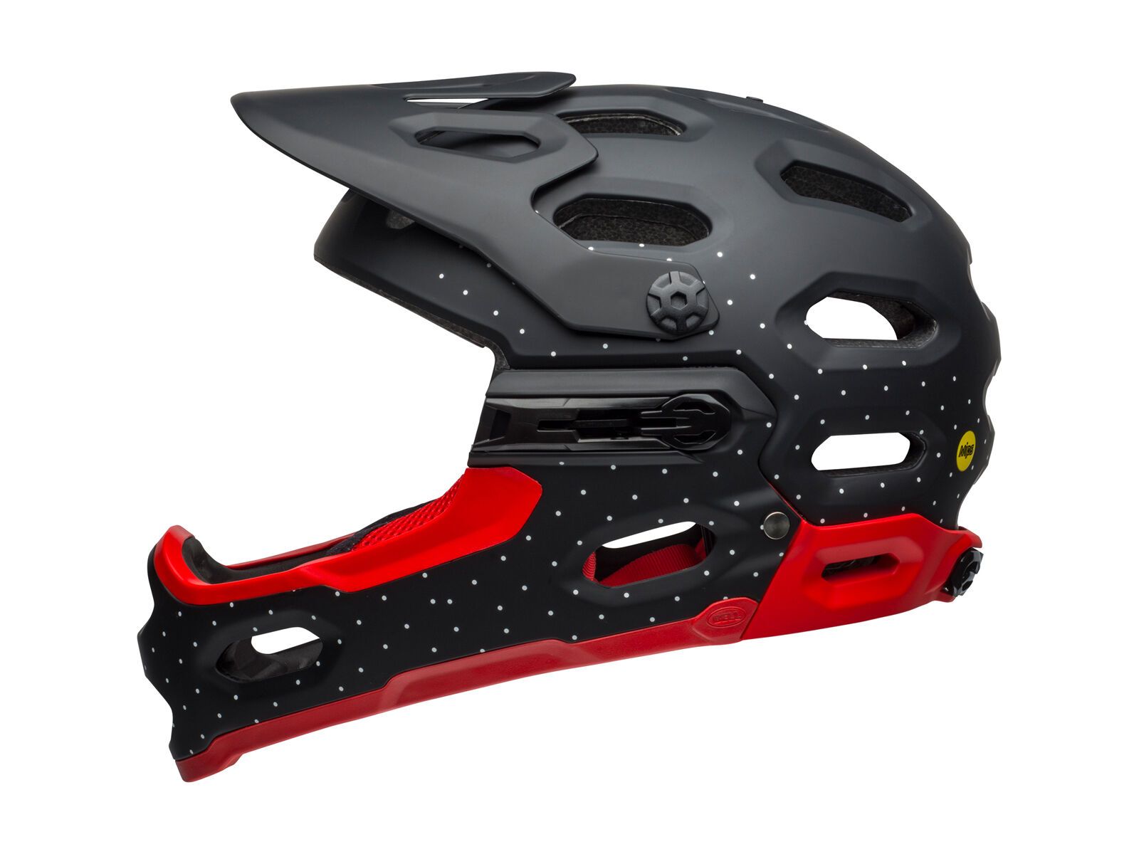 Bell Super 3R MIPS, virago matte black/white/crimson - Bild 4