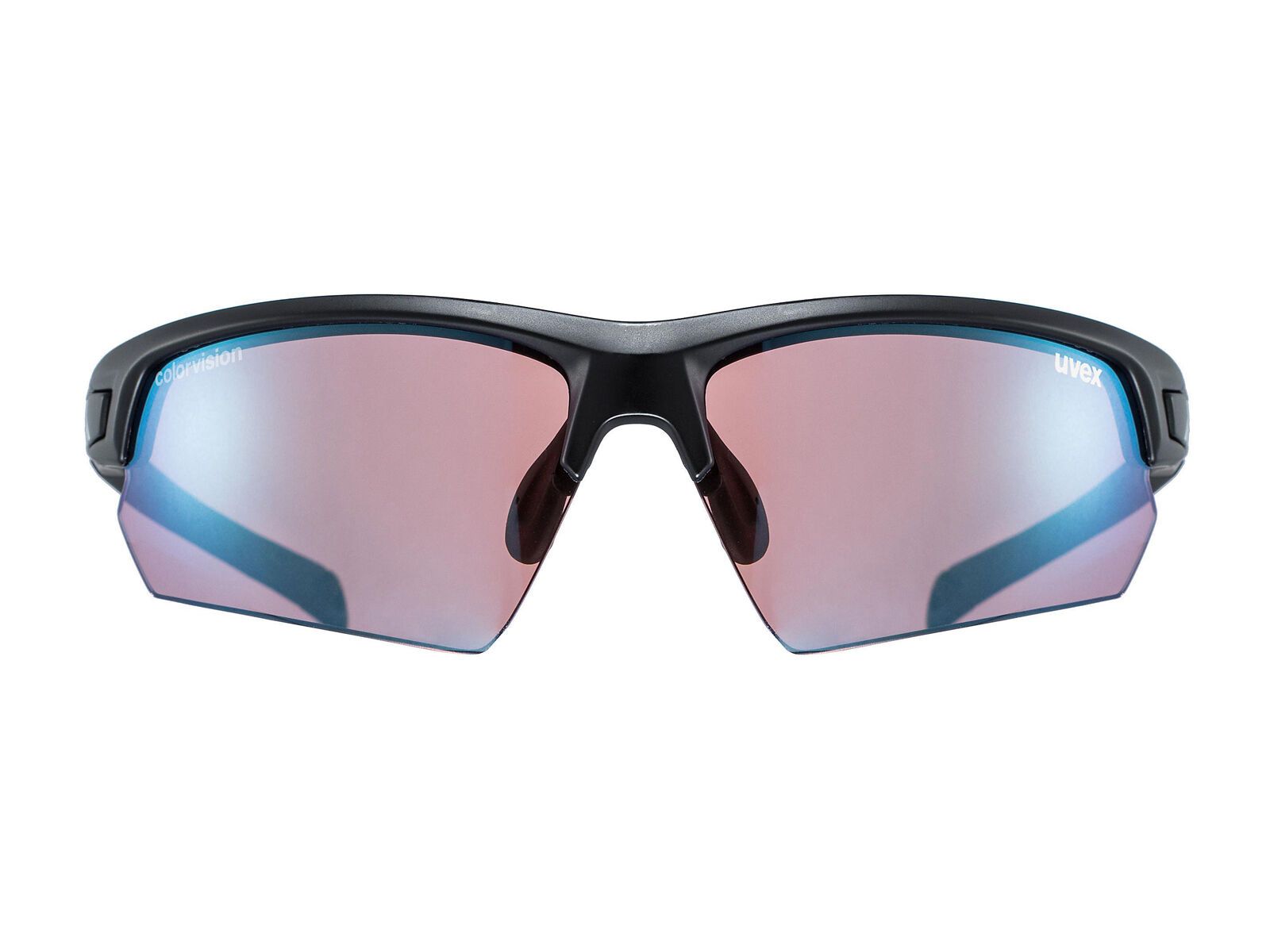 uvex sportstyle 224 cv, black mat/Lens: colorvision outdoor blue mirror - Bild 3