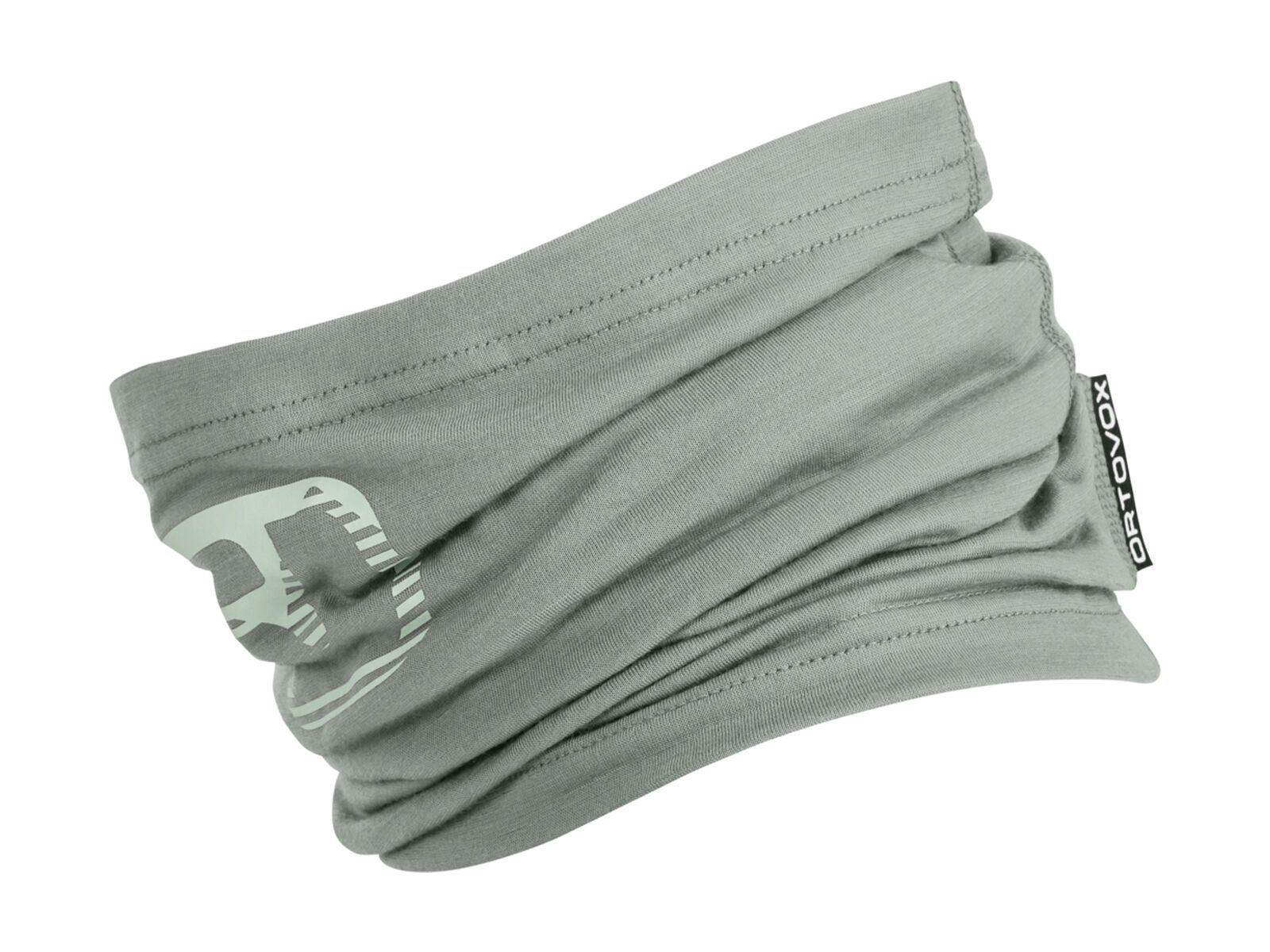 Ortovox 120 Merino Cool Tec Logo Neckwarmer, green sage - Bild 1