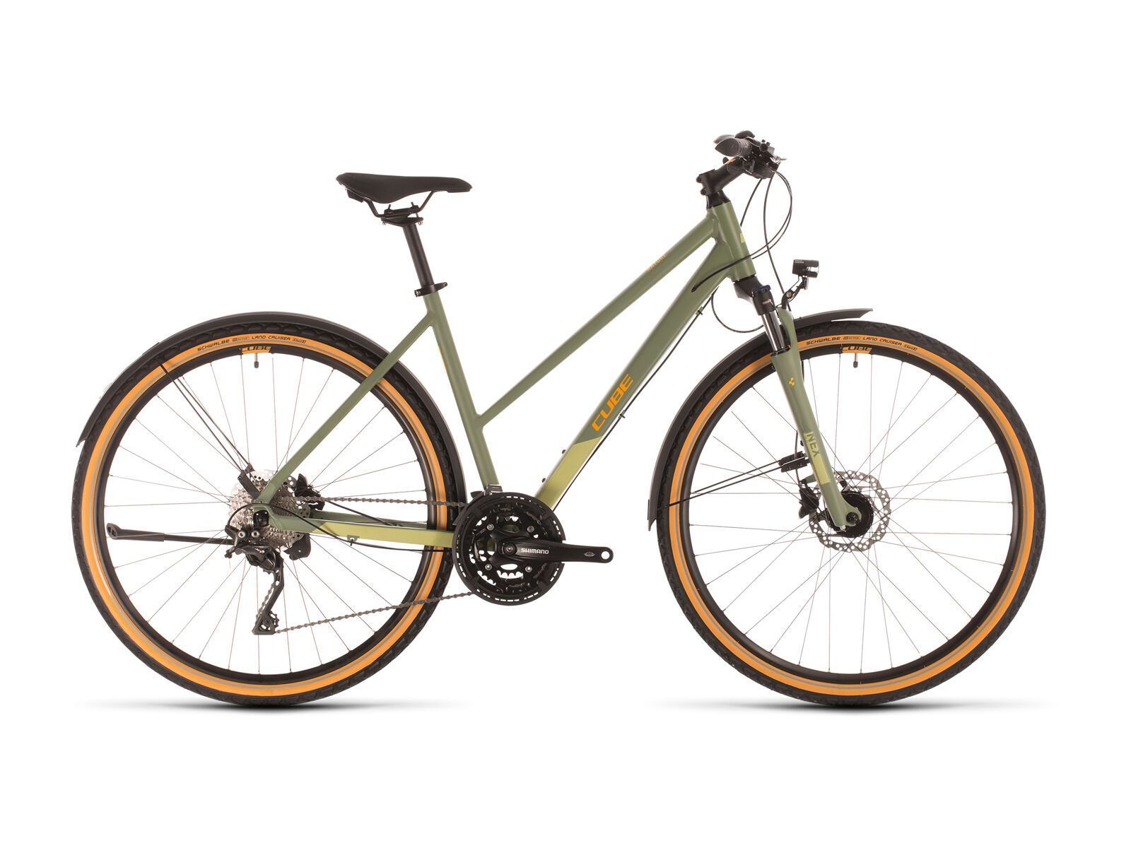 Cube Nature EXC Allroad Trapeze, green´n´orange - Bild 1