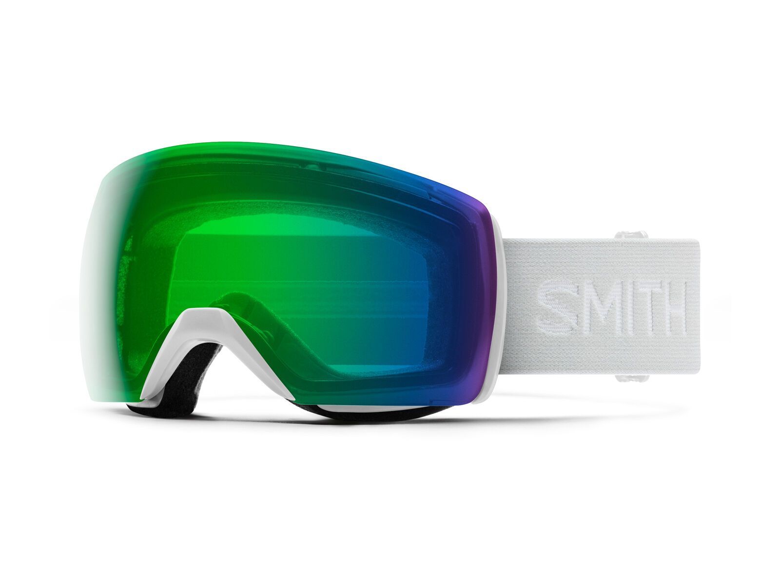 Smith Skyline XL, white vapor/Lens: chromapop everyday green mirror - Bild 1