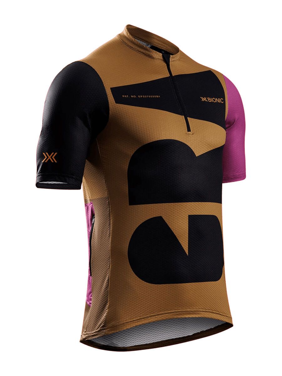 X-Bionic Corefusion Gravel Jersey Men, multi color/peanut butter - Bild 1