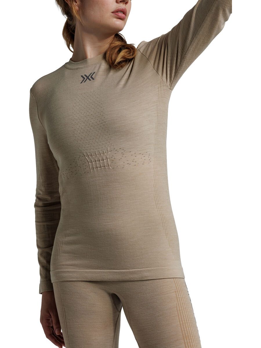 X-Bionic Mightywool Shirt LS Wmn, sand - Bild 12