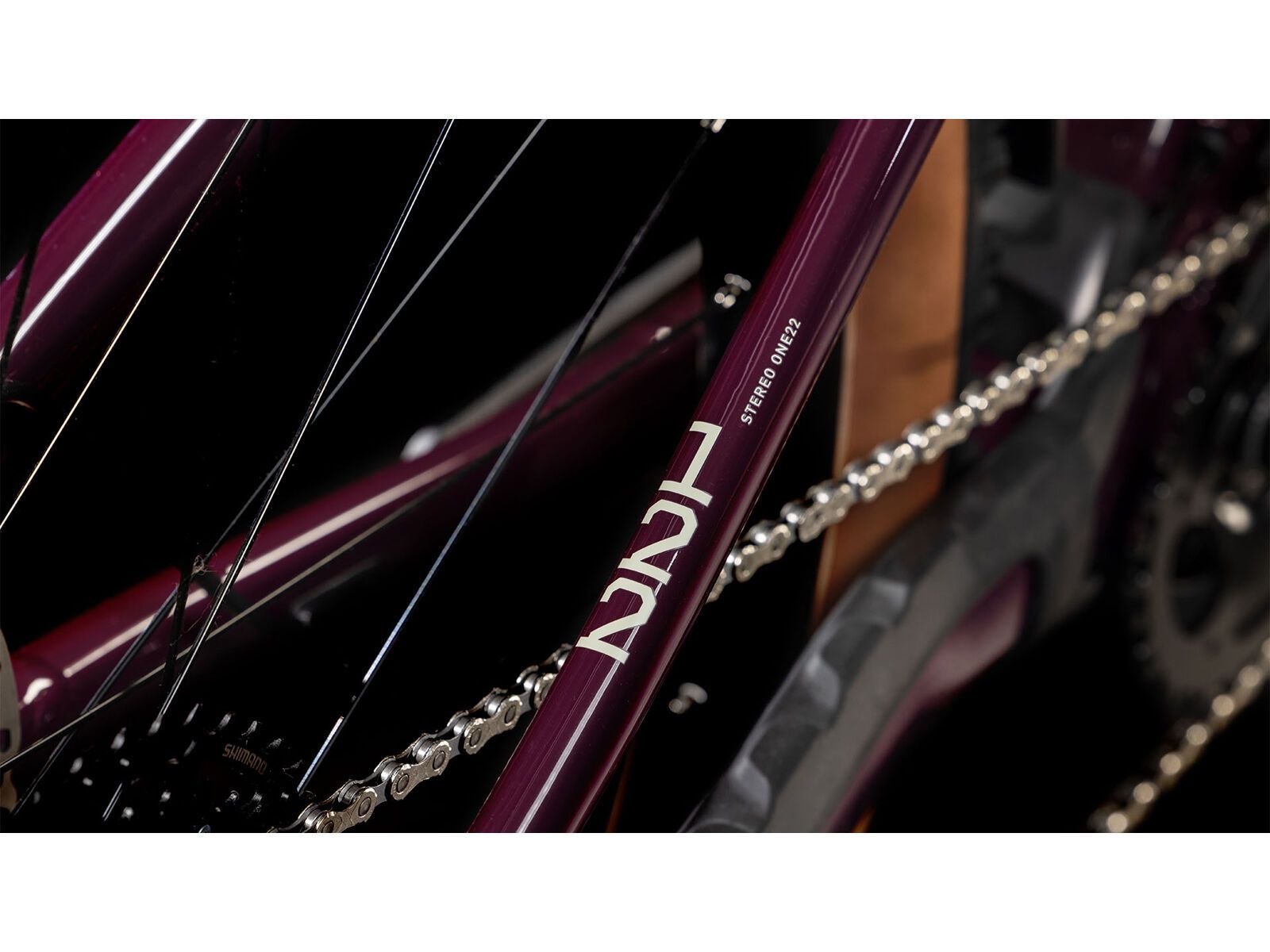 Cube Stereo Hybrid One22 Pro 800 27.5, amarone´n´grey - Bild 4