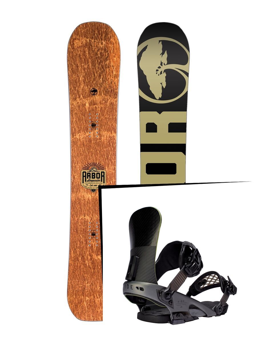 Set: Arbor Steepwater 2017 + Ride EL Hefe (1487140S) - Bild 1