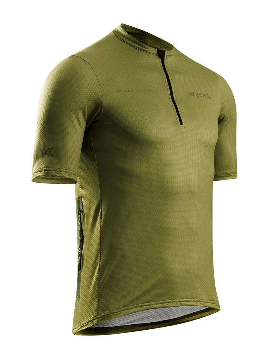 X-Bionic Corefusion Gravel Jersey Men, olive green/olive clay - Bild 1