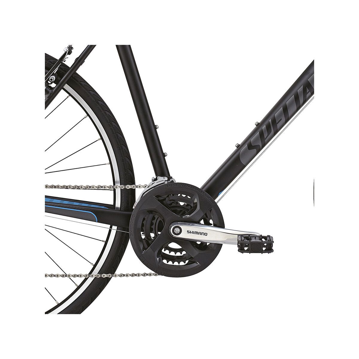 Specialized Sirrus, Satin Black/Charcoal/Cyan - Bild 3