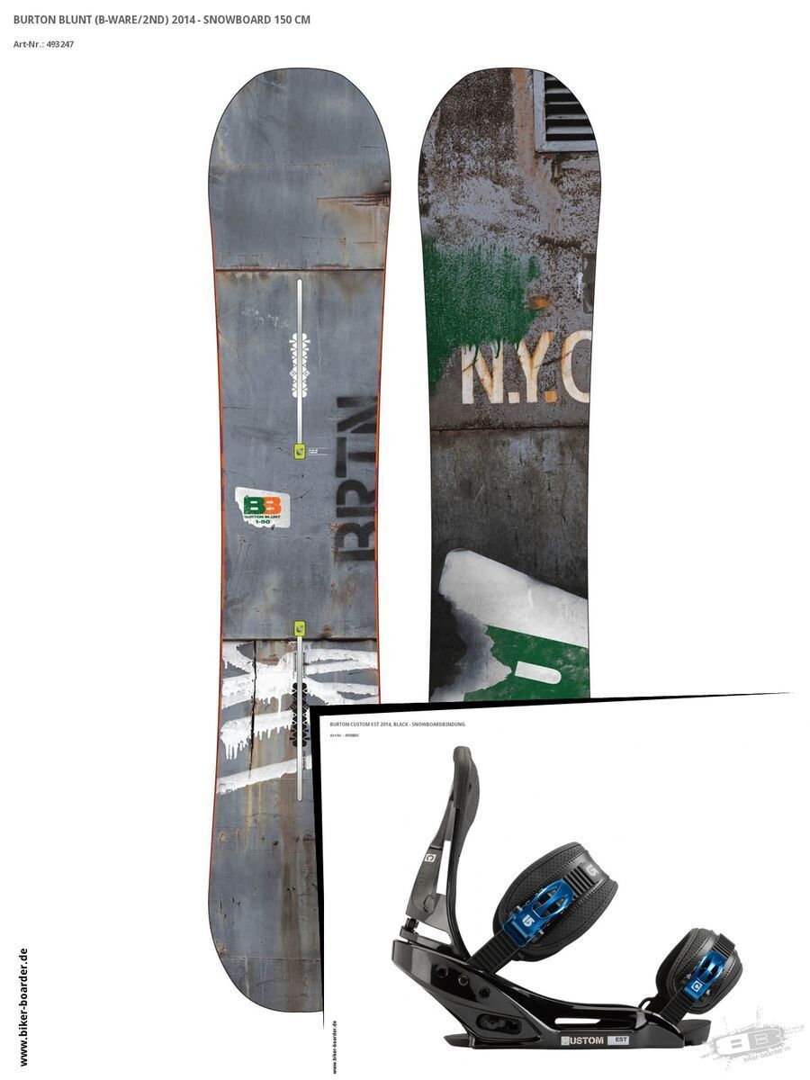 Set: Burton Blunt  +  Custom EST (493888S) - Bild 1
