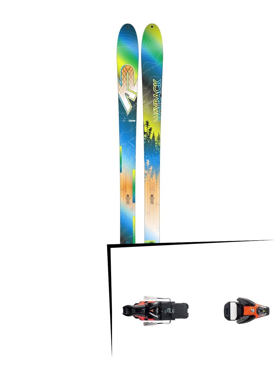 K2 SKI Set: Wayback 82 ECOre  + Salomon STH2 WTR 16 - Bild 1