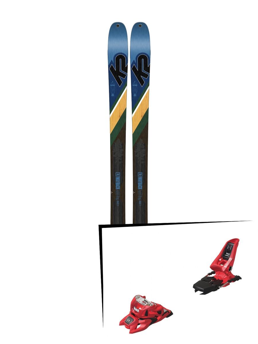 Set: K2 SKI Wayback 84 2019 + Marker Squire 11 ID red - Bild 1