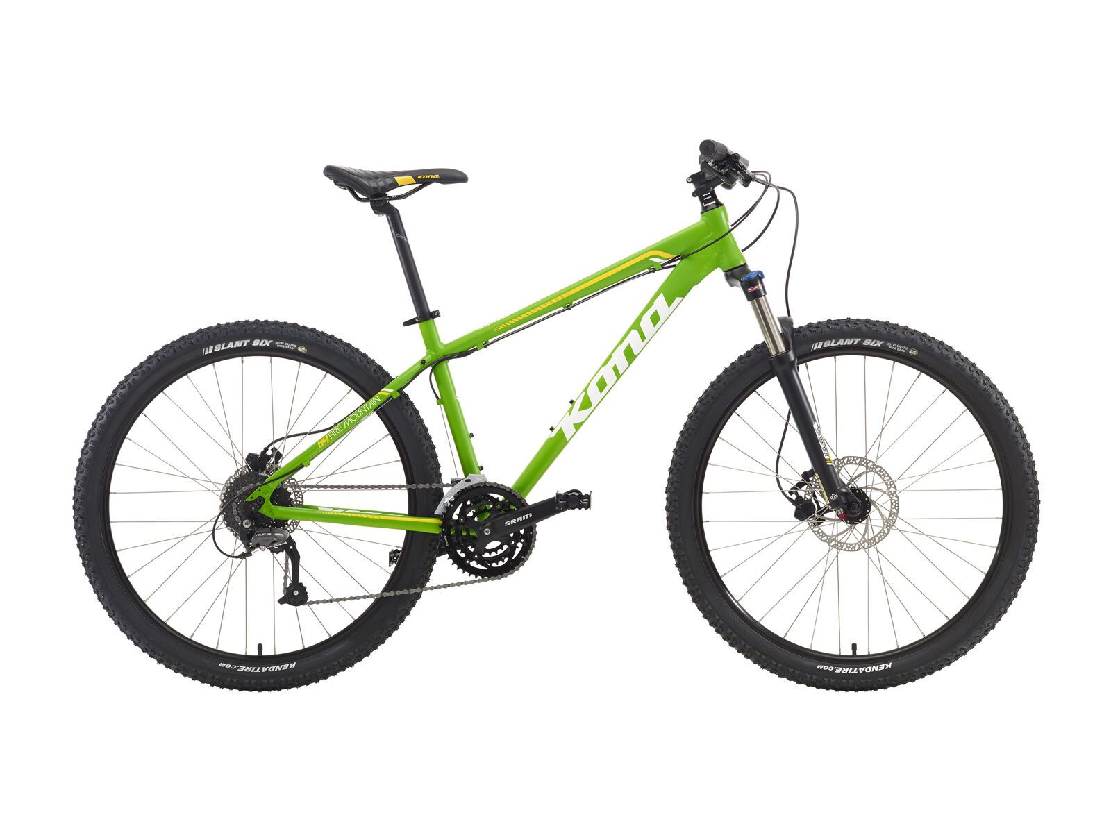 Kona Fire Mountain 27.5, matt green w/ white & yellow decals - Bild 1
