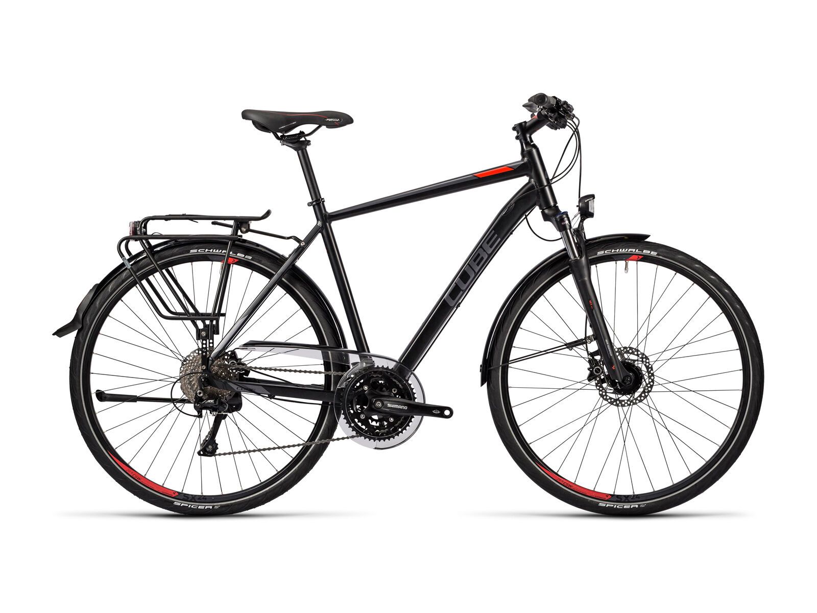 Cube Touring SL, black grey red - Bild 1