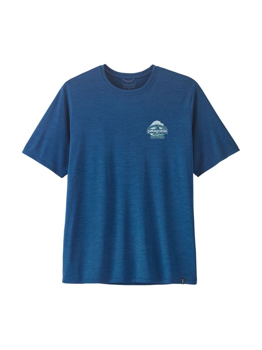 Patagonia Men's Cap Cool Daily Shirt - Great Waves, clement blue/light clement blue x-dye - Bild 1