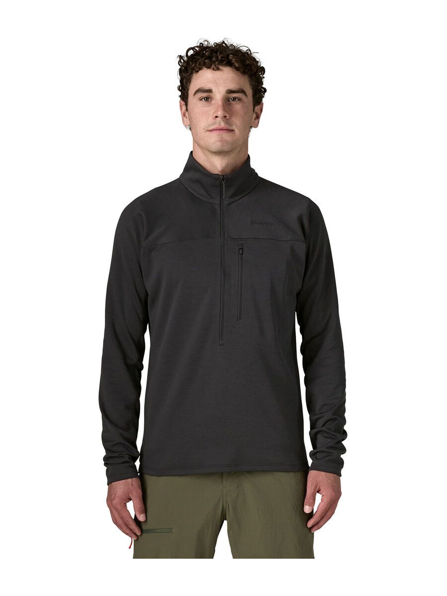 Patagonia Men's R1 Ultralight 1/2-Zip Pullover, black - Bild 2