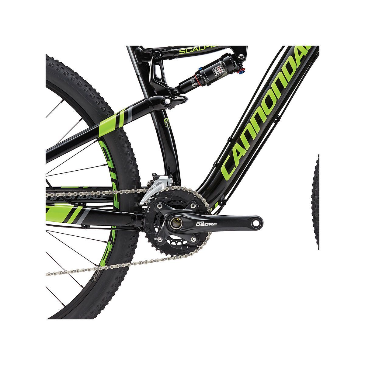 Cannondale Scalpel 4 29, jet black w/bezerker green - Bild 3