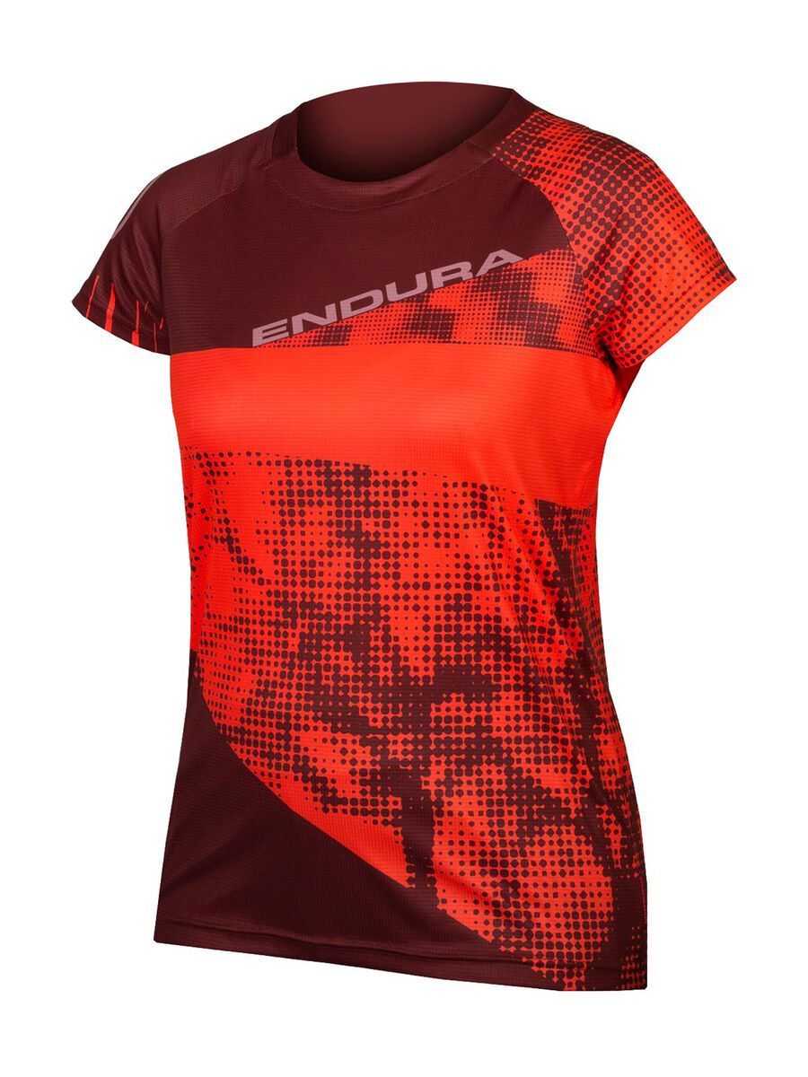 Endura Wms SingleTrack Dots T LTD, hi-viz koralle - Bild 1